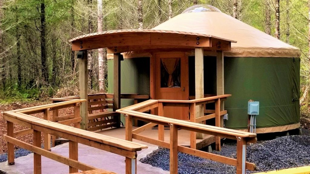 Yurts available for rent
