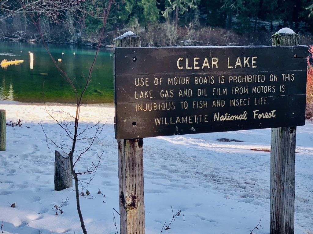 Remember, Clear Lake is non-motorized!