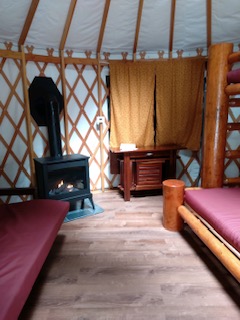 inside yurt small